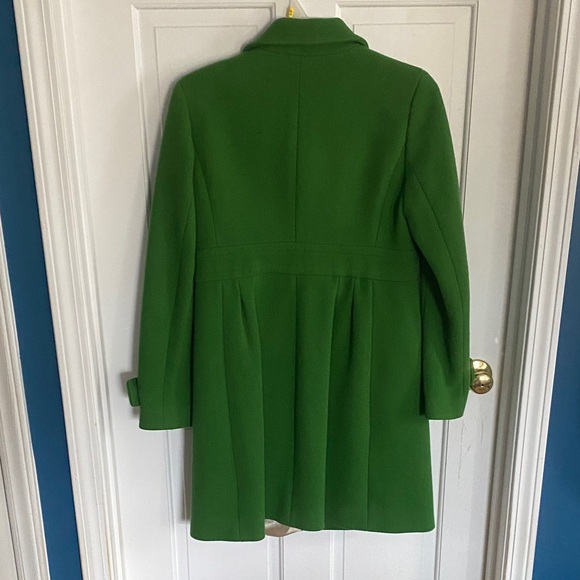 J. Crew Vintage Green Coat - 100% Wool - Picture 4 of 7